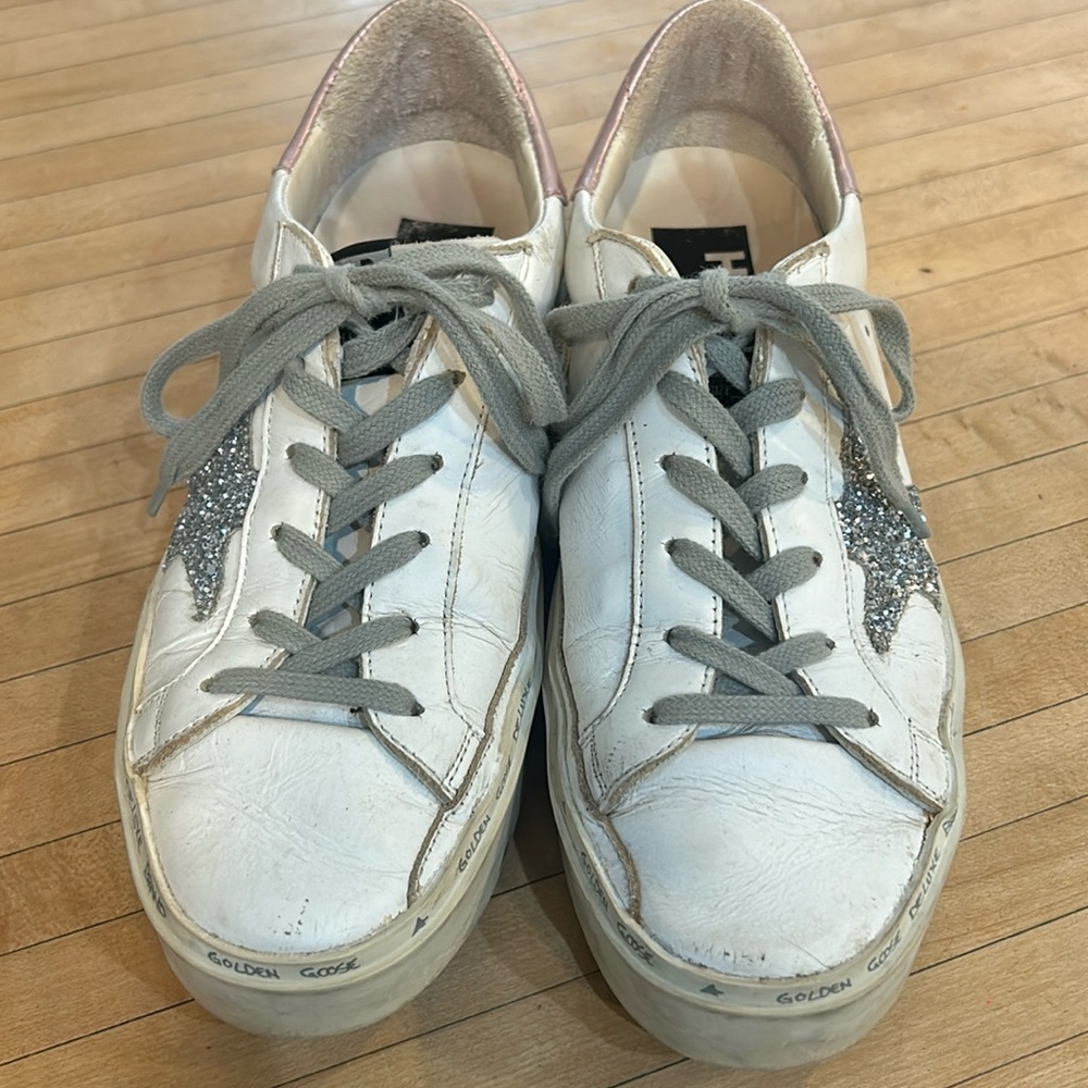 Golden goose slightly platform sneakers